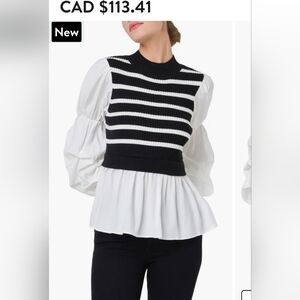 ENGLISH FACTORY Combo Top Med